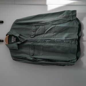 Madewell Green Button Up